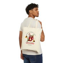Load image into Gallery viewer, WARM WISHES &amp; HOT CHOCOLATE Tote Bag
