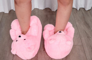 Light Pink | Teddy bear slippers